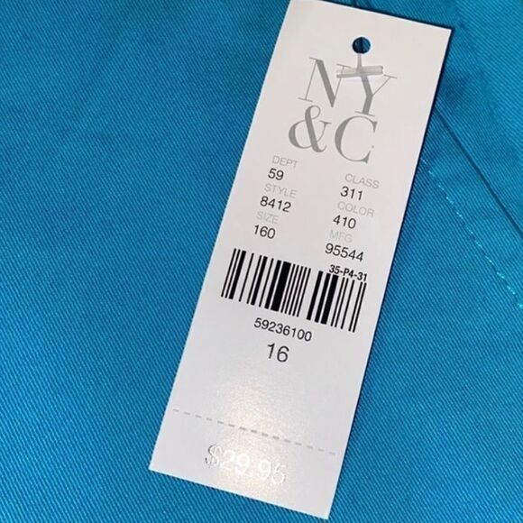 NY&Co High-Rise Hampton Shorts Size 16 NWT - Picture 8 of 8